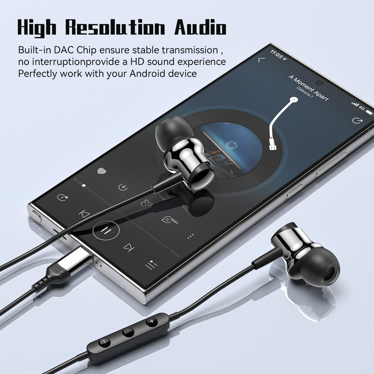 BENEWY USB‑C headphones lightweight and portable for on‑the‑go use