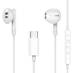 BENEWY USB-C headphones come with a leather bag and extra accessories