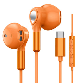 BENEWY USB-C headphones compatible with Samsung S25 FE for reliable on-the-go listening.