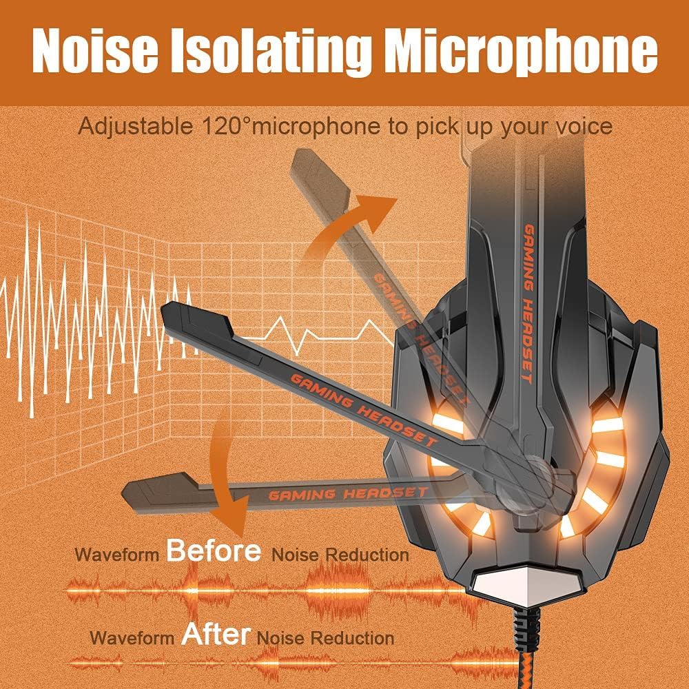 BENGOO G9000 inline volume wheel and mute button for quick audio control