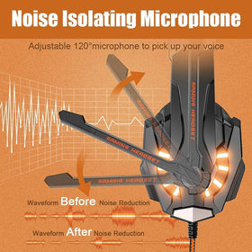 BENGOO G9000 inline volume wheel and mute button for quick audio control