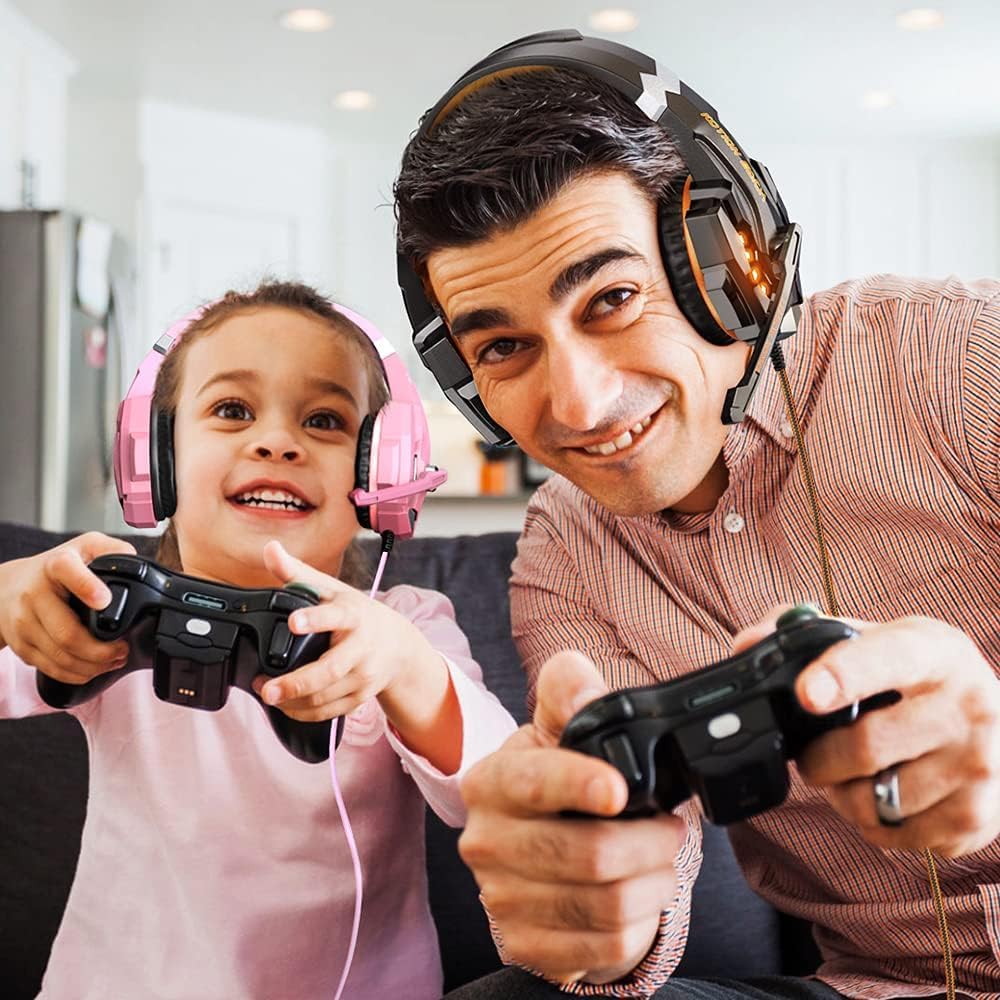 BENGOO G9000 in gaming setup conveying immersive sound and on-screen action