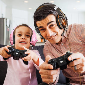 BENGOO G9000 in gaming setup conveying immersive sound and on-screen action