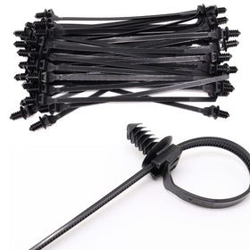 BENLIUDH cable zip tie 50pcs black 8.3-inch for durable cable organization.