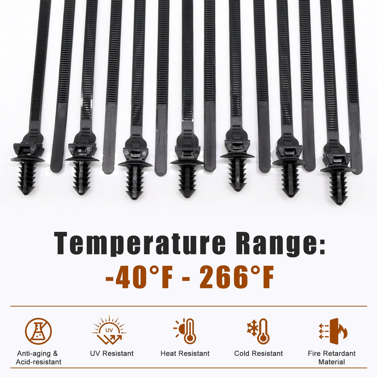 BENLIUDH durable nylon zip ties support electronics and machinery installations.