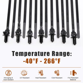 BENLIUDH durable nylon zip ties support electronics and machinery installations.