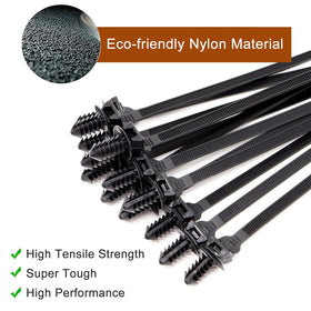 BENLIUDH self-locking nylon zip tie for dependable cable management.