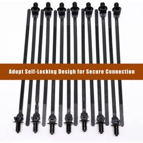 BENLIUDH temperature-range zip ties handle extreme environments from -40°F to 266°F.