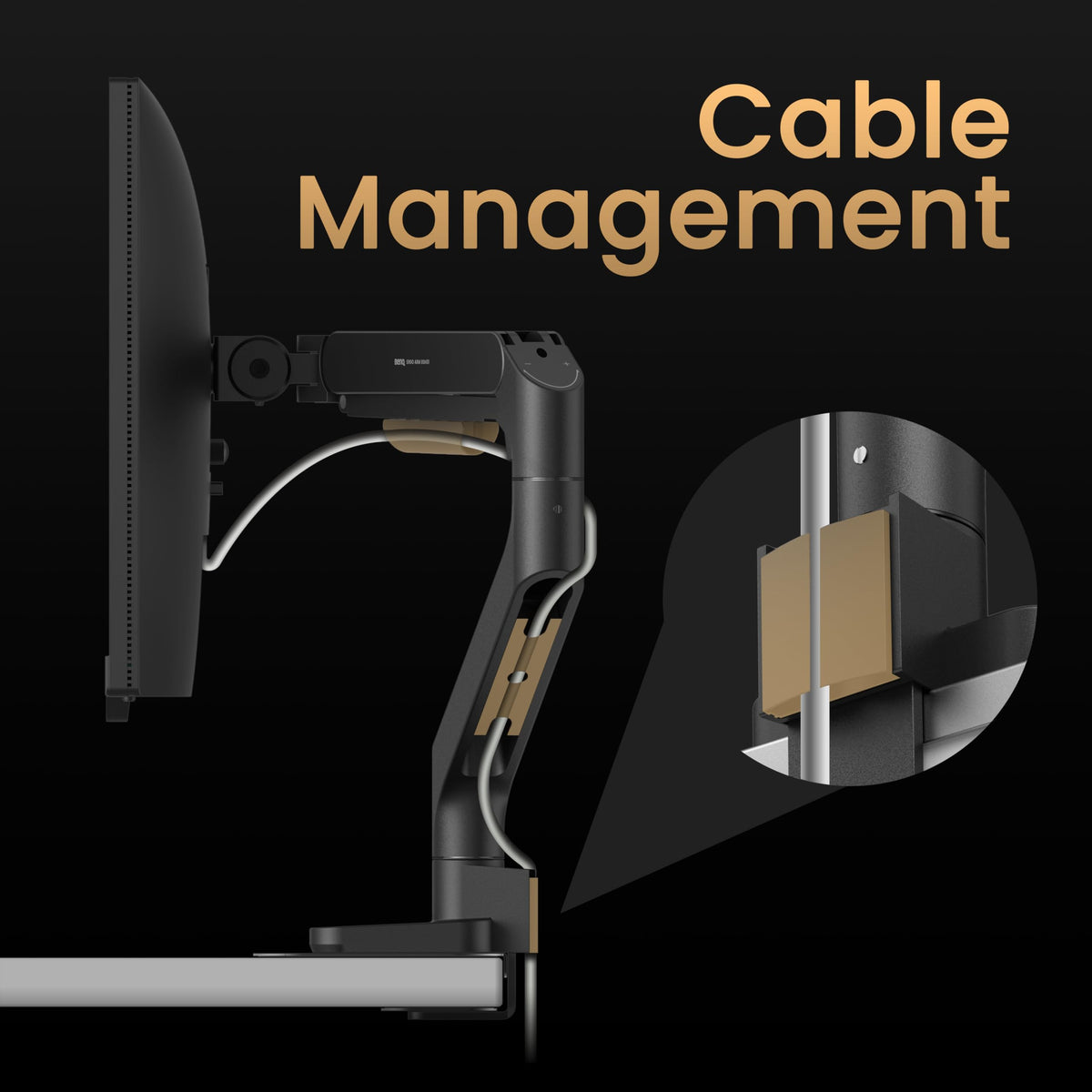 BenQ BSH01 easy-release VESA plate for quick monitor swaps