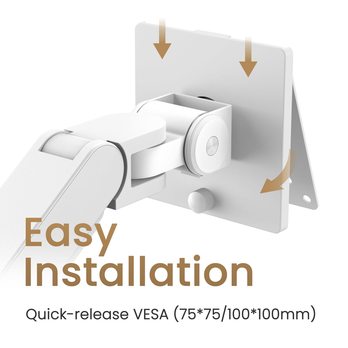 BenQ BSH02 Ergo Arm grommet base secures desk attachment securely