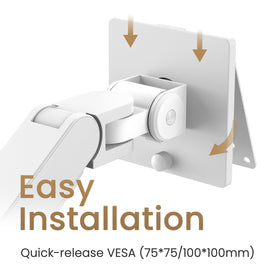 BenQ BSH02 Ergo Arm grommet base secures desk attachment securely