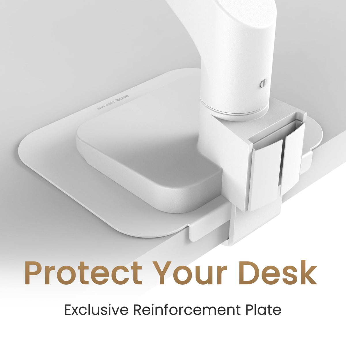 BenQ BSH02 Ergo Arm compatible with VESA 100x100 mounting for versatile setups