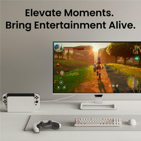 BenQ EW270Q side profile with sturdy stand for stable setup