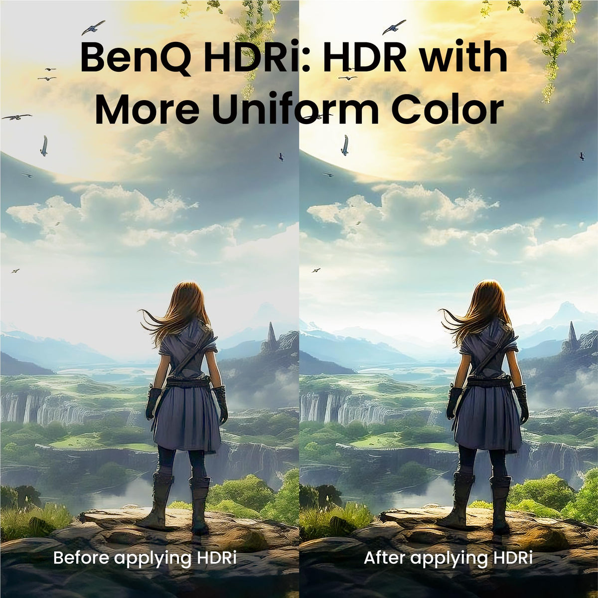 BenQ EW270Q ultra-slim bezel for immersive edge-to-edge viewing