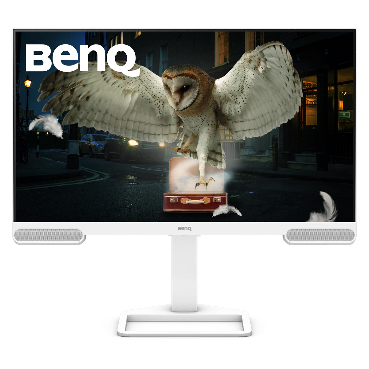 BenQ EW2790U 4K display with razor-sharp detail and rich color fidelity for clear visuals