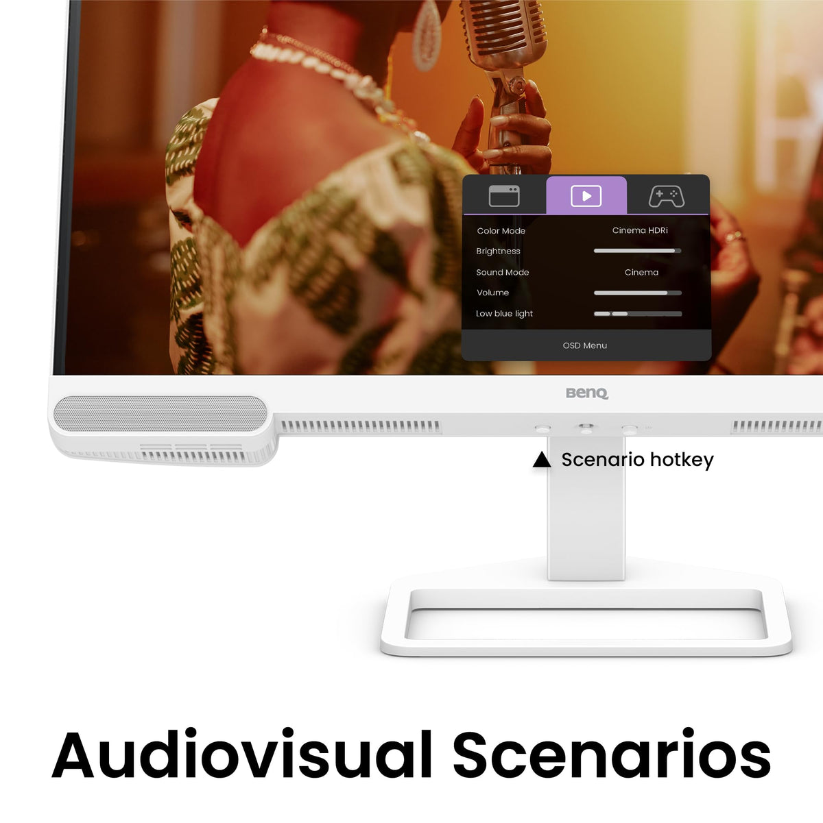 BenQ EW2790U USB-C port enables convenient charging and fast data transfer