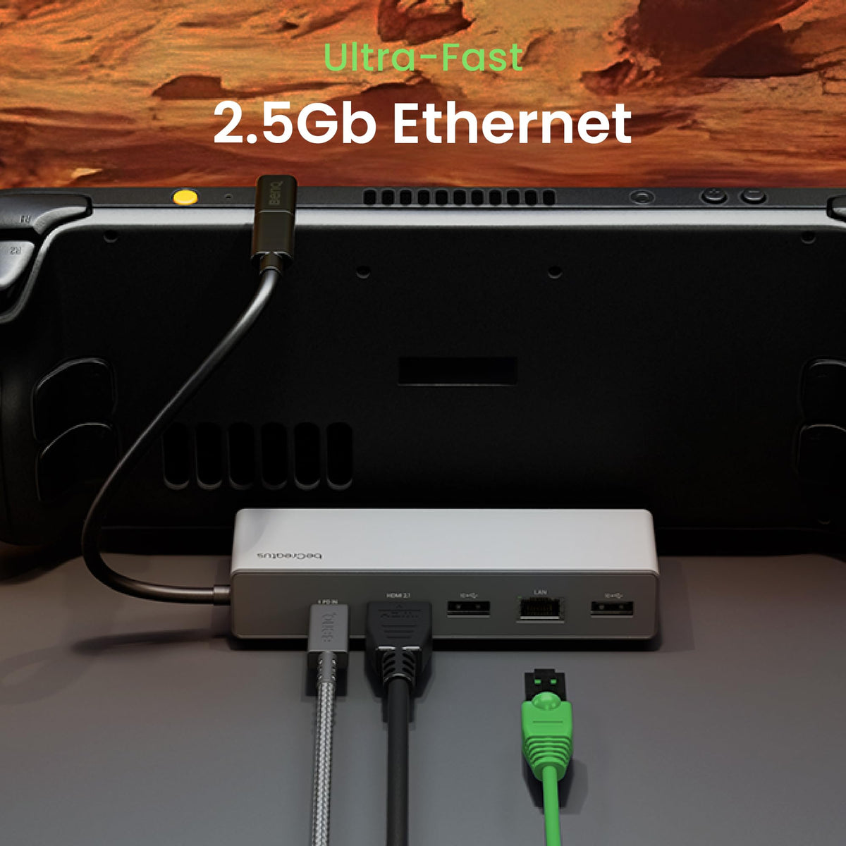 BenQ GR10 ethernet panel emphasizes stable 2.5GbE connectivity