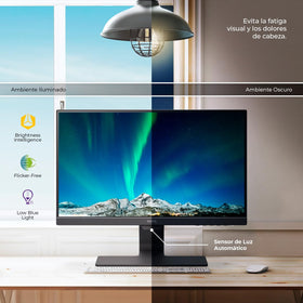 BenQ GW2283 HDMI and VGA ports for easy device connectivity