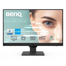 BenQ GW2490 front view with slim bezels and vibrant IPS colors.
