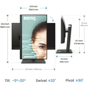 BenQ GW2490T eye-care technology reduces eye strain during long sessions