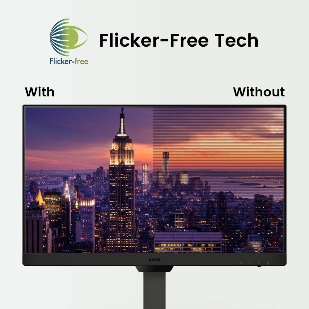 BenQ GW2490T IPS panel offers wide viewing angles and accurate colors