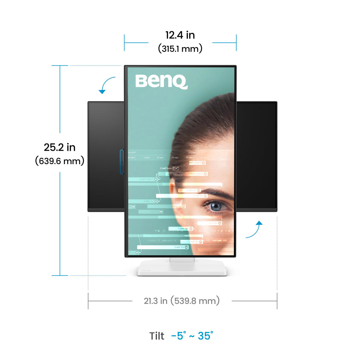 BenQ GW2490TC TUV-certified build for reliable home office use.
