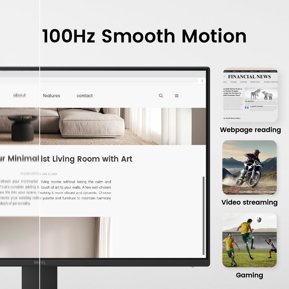 BenQ GW2491 offers ePaper color mode for easy long-form reading