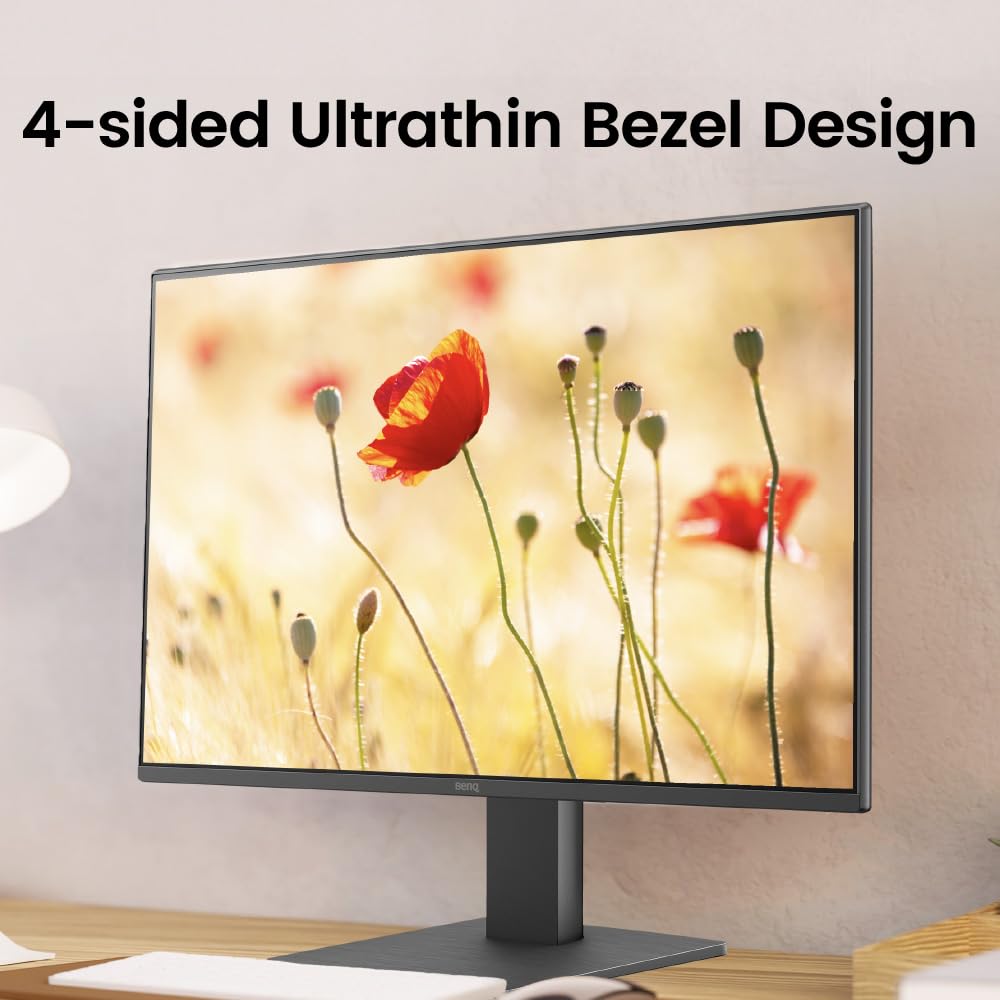 BenQ GW2491 ultra-slim bezel enables a seamless multi-monitor setup