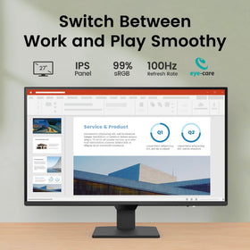 BenQ GW2790Q 2K QHD resolution for sharp text and detail.