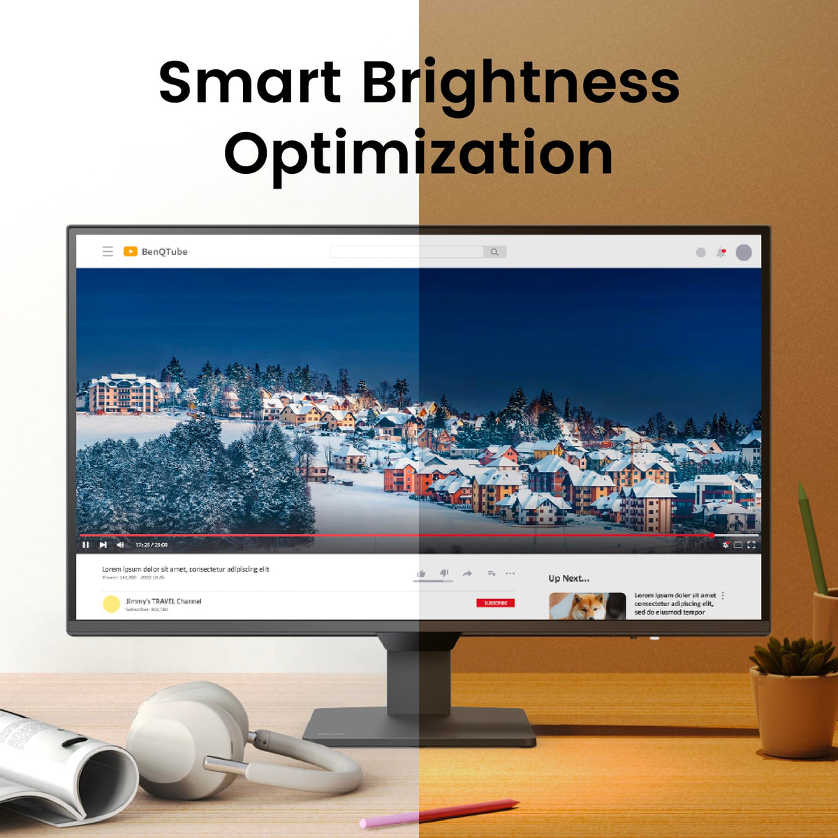 BenQ GW2790Q Eyesafe reduces blue light while preserving color quality.