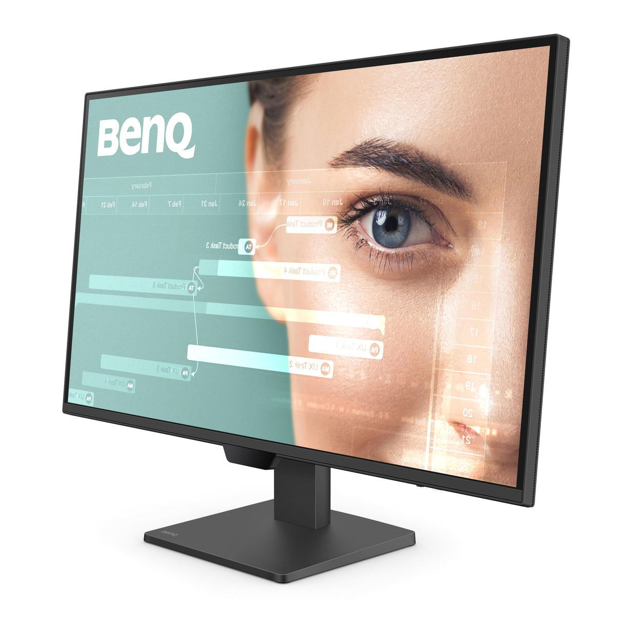 BenQ GW2790Q ultra-slim bezel enhances immersive multi-monitor setups.