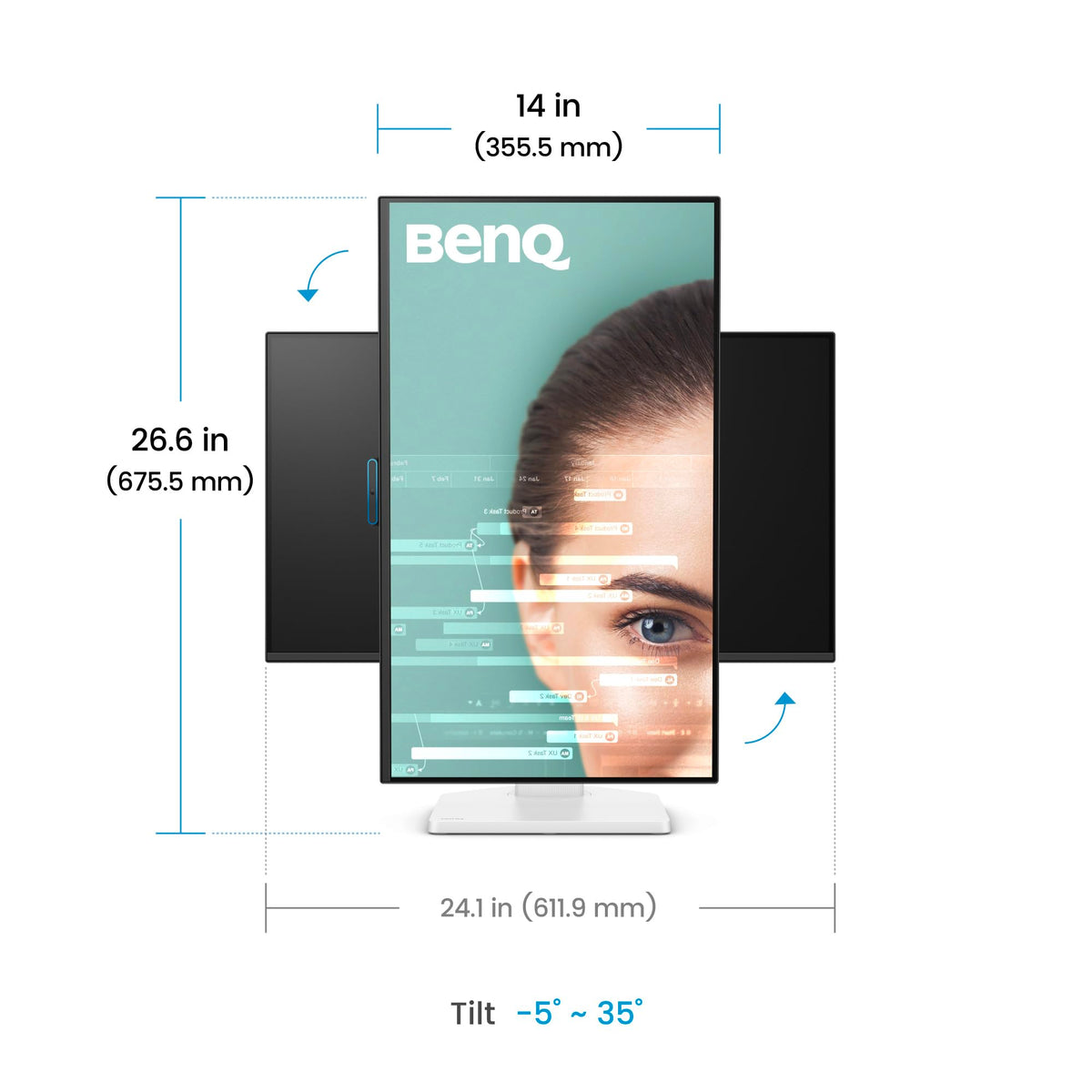 BenQ GW2790TC flicker-free and low blue light for comfortable viewing