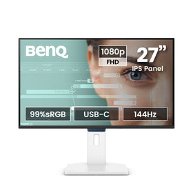 BenQ GW2790TC front view with ultra-slim bezel for a clean desk setup