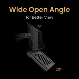BenQ LTB01 mounted on BenQ Ergo Arm, BenQ delivers smooth adjustment and stability