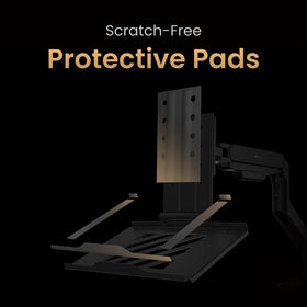BenQ LTB01 protective pads close-up, BenQ prevents scratches and slipping