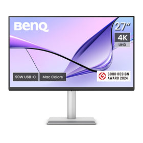BenQ MA270U 4K display with vivid Mac color match for Pro and Air.