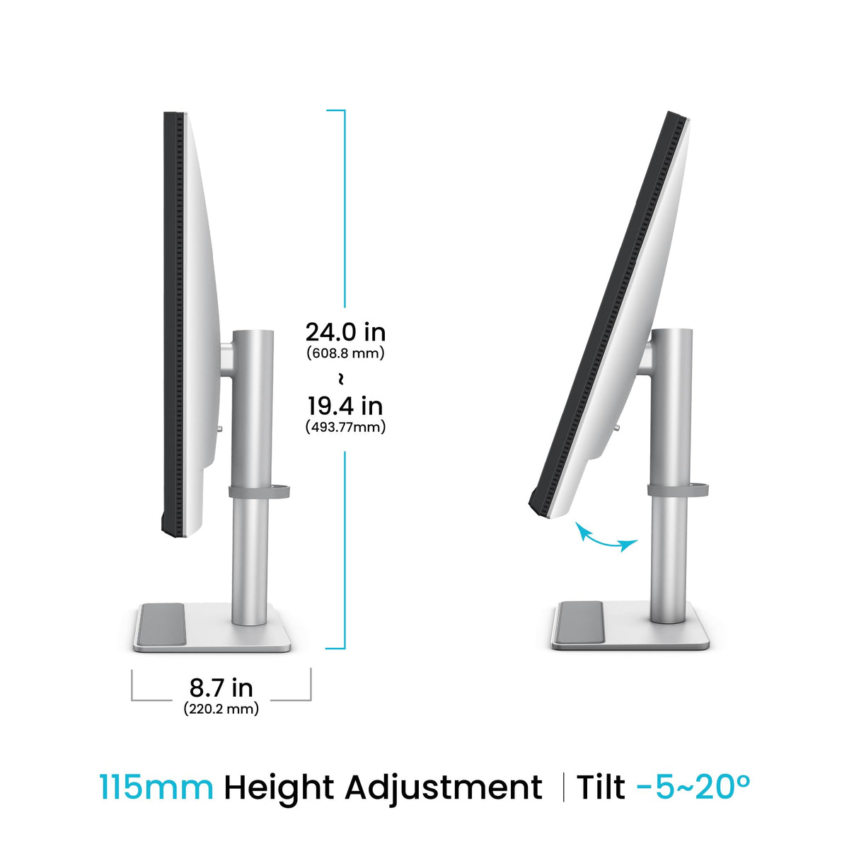 BenQ MA320UP USB hub enables charging and accessory connections.