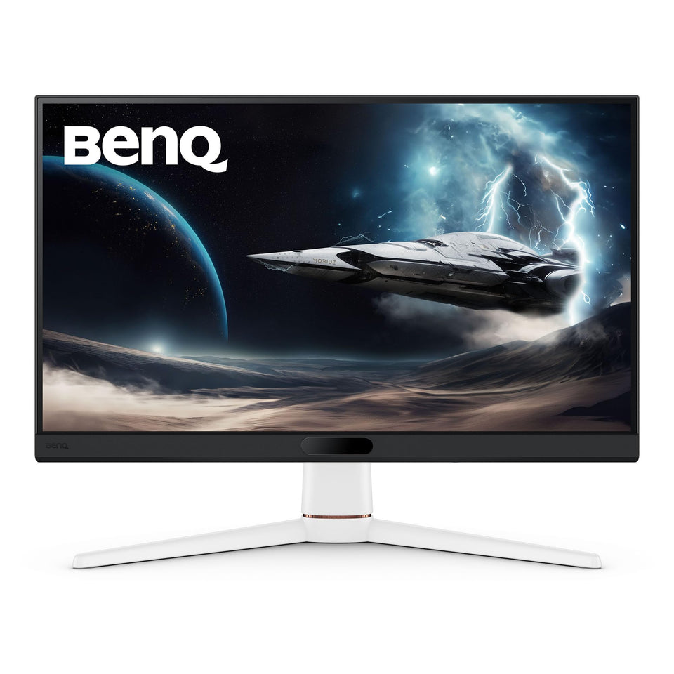 BenQ MOBIUZ EX251 front view, ideal for compact desk setups and immersive gaming.