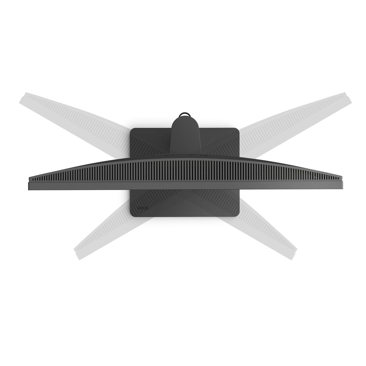 BenQ PD2506Q Ergonomic stand supports comfortable, adjustable viewing.