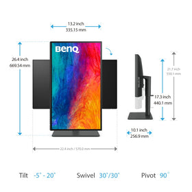 BenQ PD2506Q KVM switch enables two systems on one monitor.