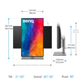 BenQ PD2725U ICCSYNC Display P3 calibration for Mac creatives