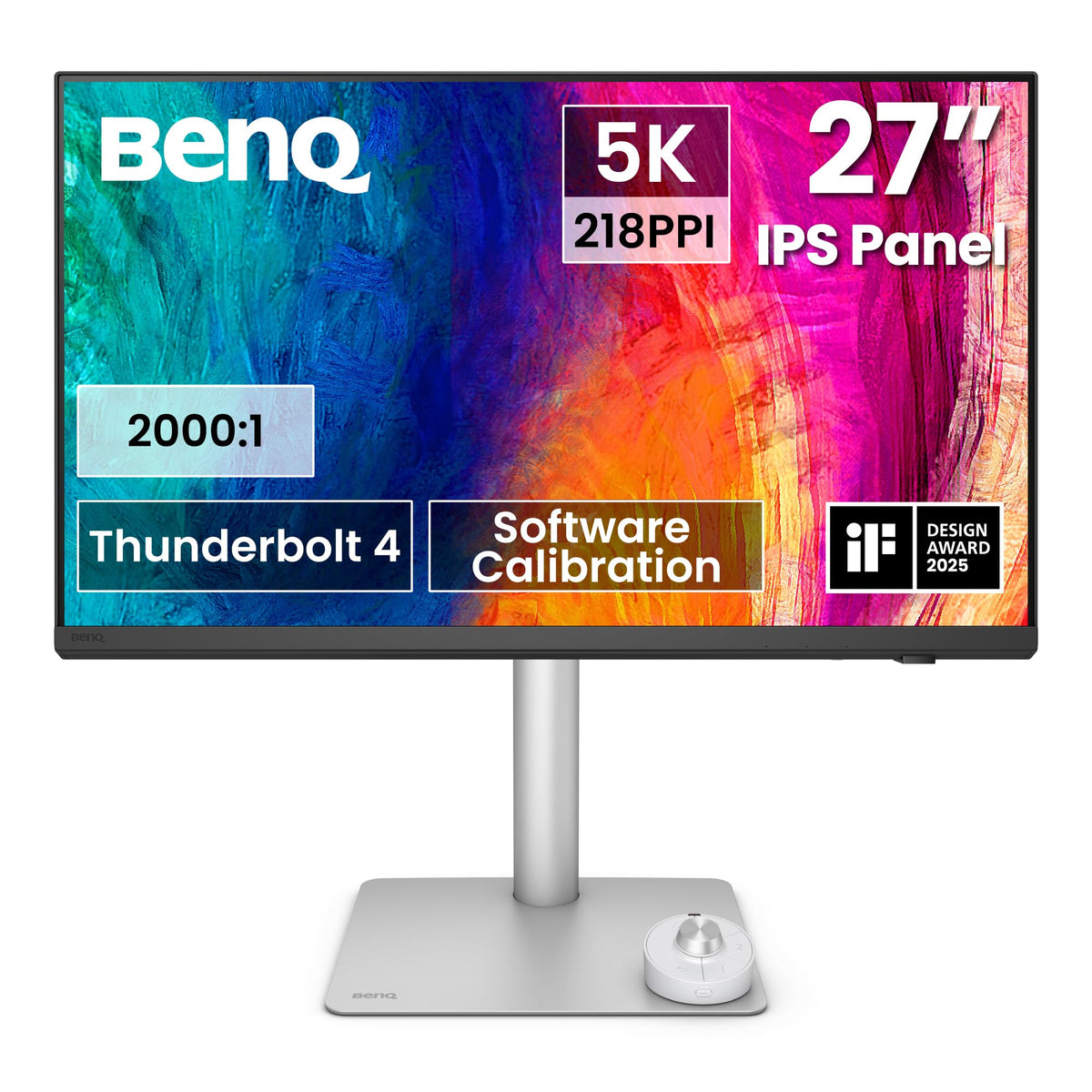 BenQ PD2730S renders retina-like 5K resolution for precise details and expansive workspace.