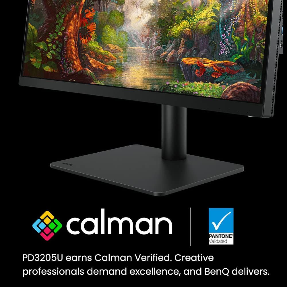 BenQ PD3205U AQCOLOR technology delivers true-to-life tones.