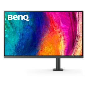 BenQ PD3205UA with ergonomic arm setup for comfortable long sessions