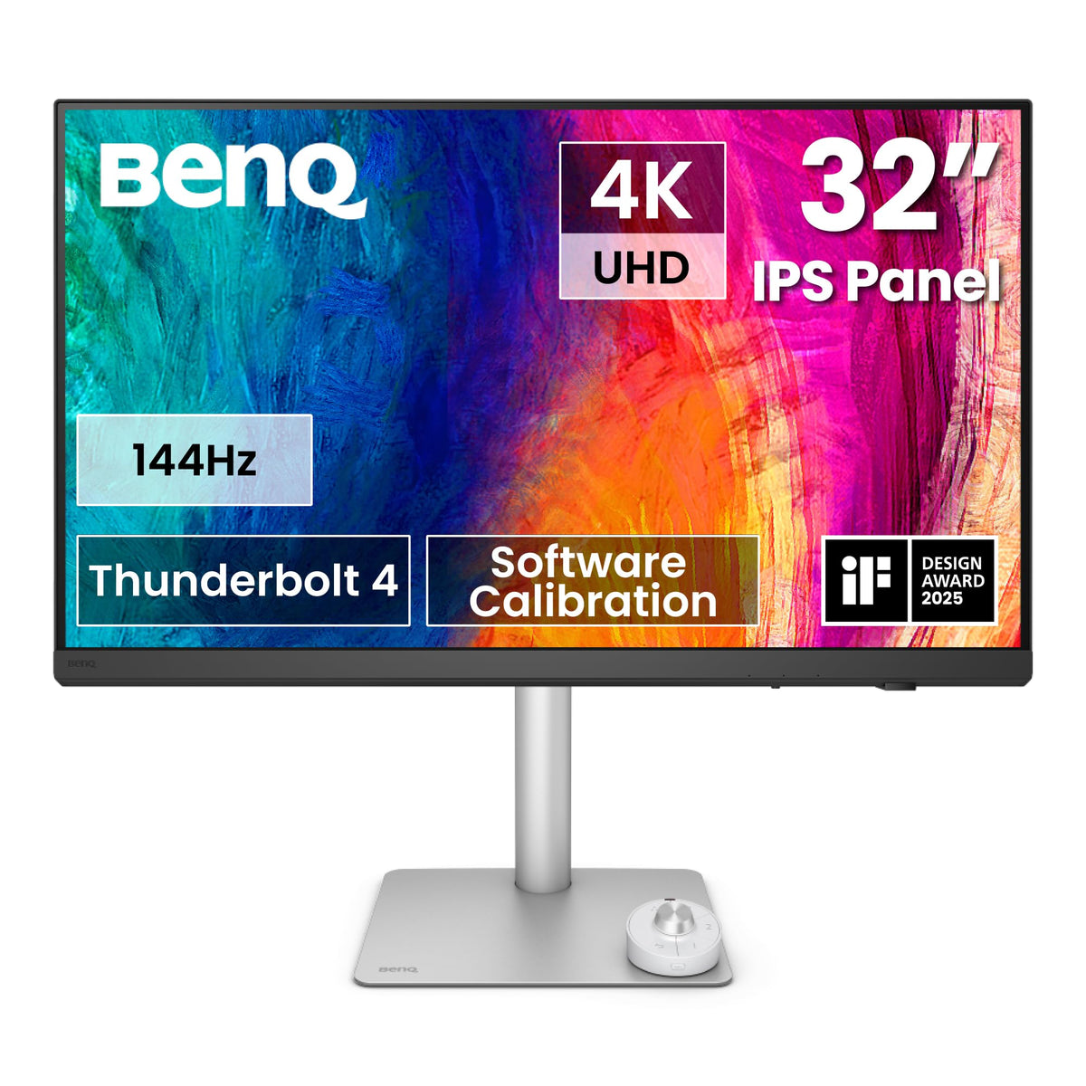 BenQ PD3226G 32-inch 4K monitor with crisp motion and color accuracy for designers