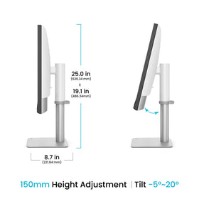 Daisy Chain support enables compact multi-monitor setups
