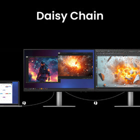 Thunderbolt 4 delivers up to 90W and fast data transfers for peripherals