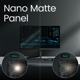 BenQ RD320U Nano Matte Panel reduces reflections for distraction-free programming sessions.