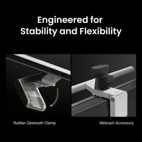BenQ ScreenBar Pro USB-C power option enables flexible setup.