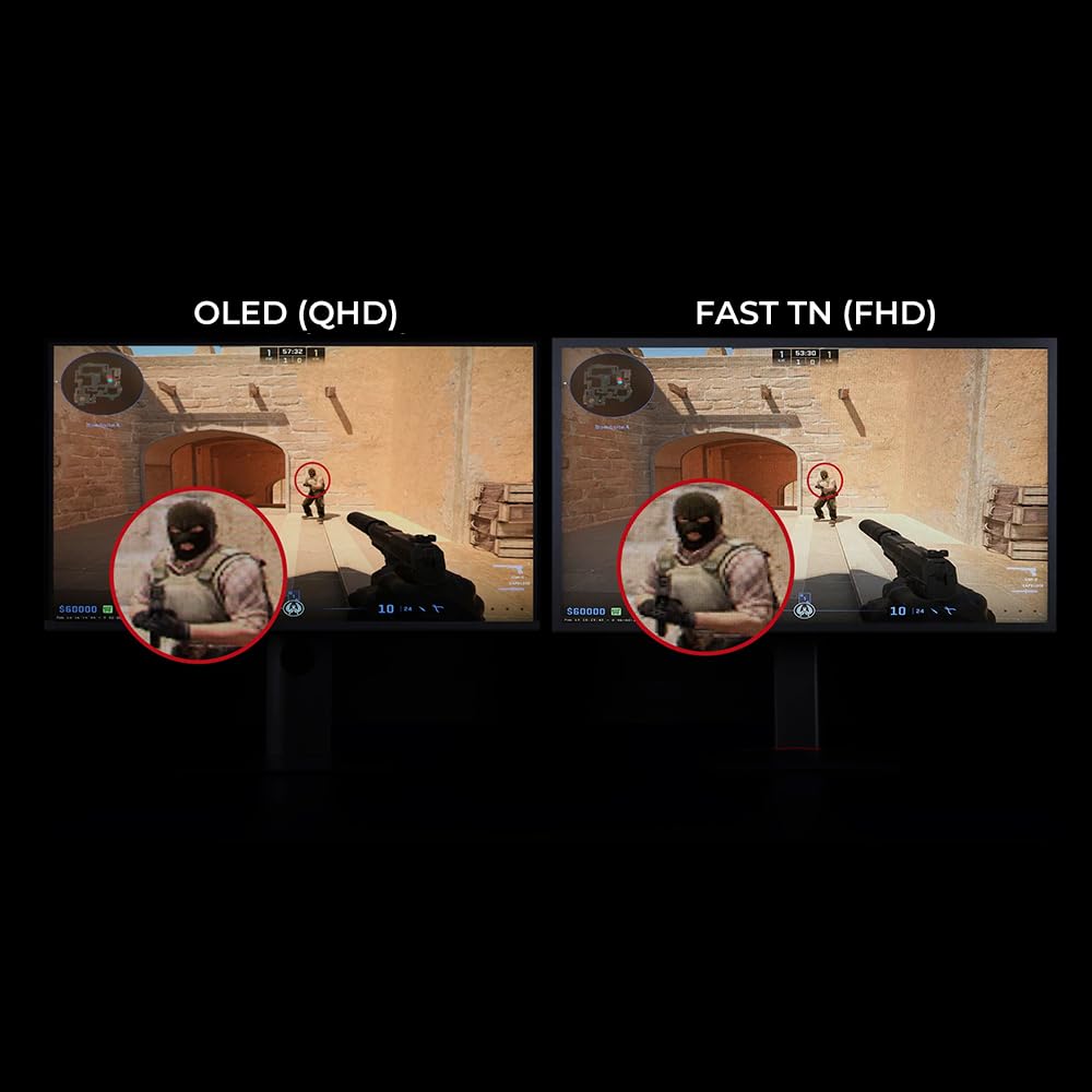 BenQ Zowie XL2566X+ motion clarity display in action during gaming.